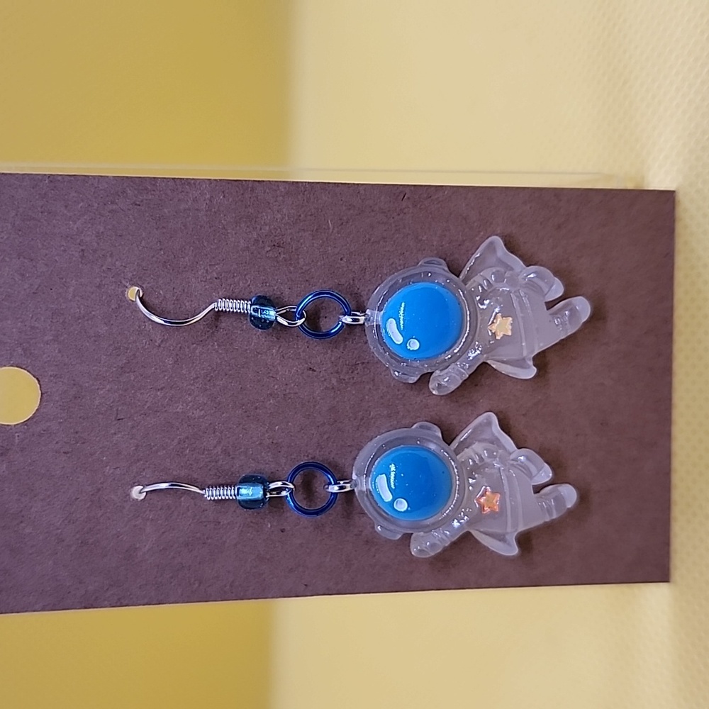 Astronaut earrings 2